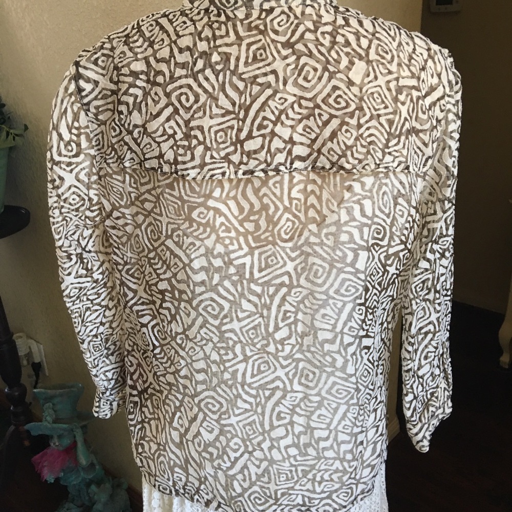 Ruby Rd Sheer Blouse - image 3